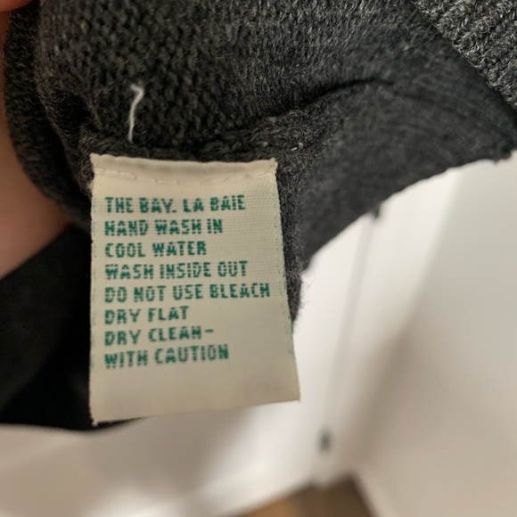 Vintage Northern Spirit Grey Sweater Pure Wool - Picture 4 of 7